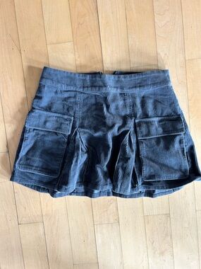 wild fable navy ribbed corduroy skirt